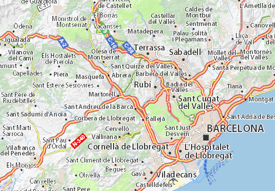 Mapa Plano Castellbisbal
