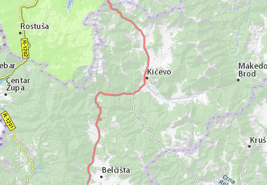 Kaart Plattegrond Drugovo