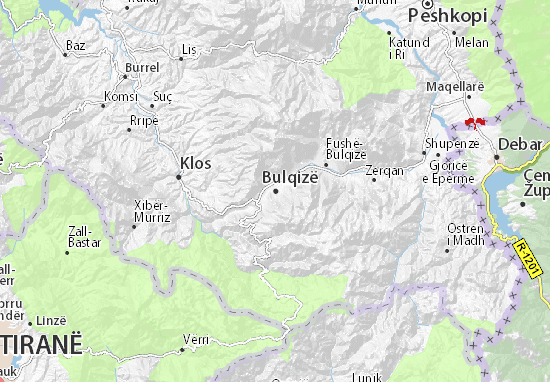 Bulqizë Map