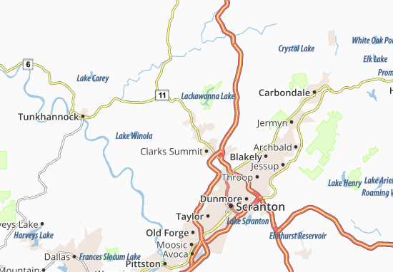 Karte Stadtplan Glenburn