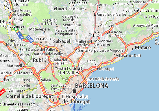 La Llagosta Map