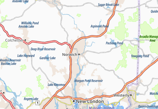 Karte Stadtplan Norwich