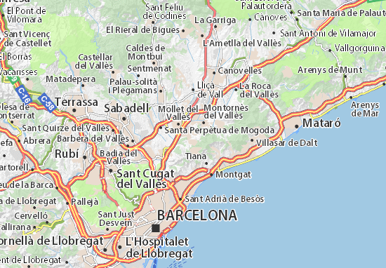 Martorelles Map