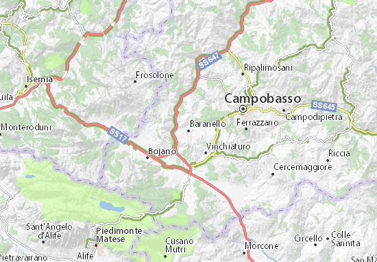 Baranello Map