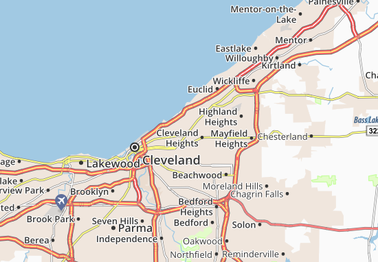 Carte-Plan East Cleveland
