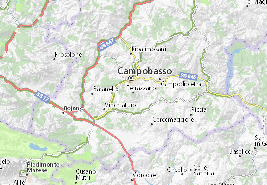 Karte Stadtplan Ferrazzano
