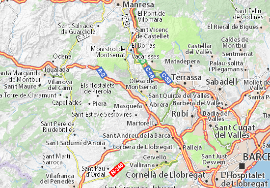 Esparreguera Map