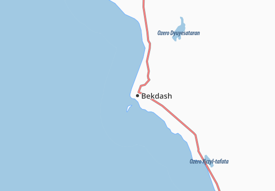Karte Stadtplan Bekdash