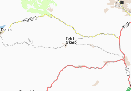 Kaart Plattegrond Tetri-tskaro