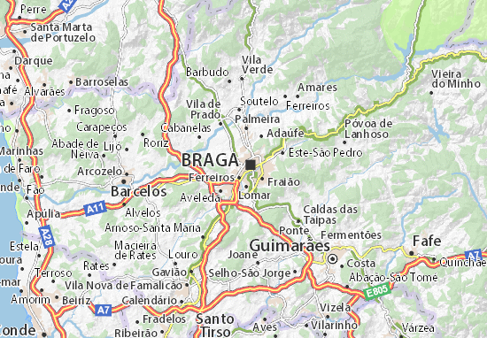 Mapas-Planos Braga