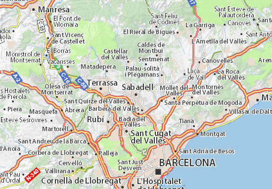 Sabadell Map