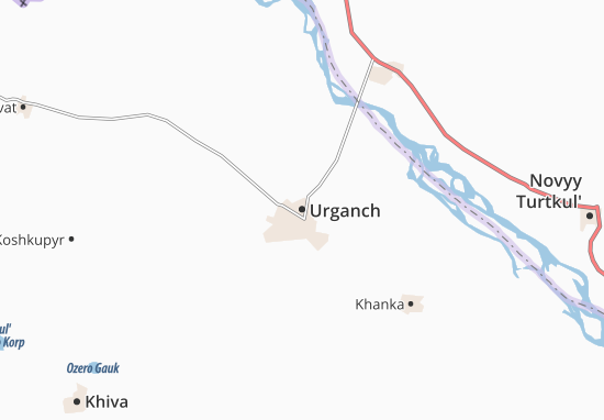 Urganch Map