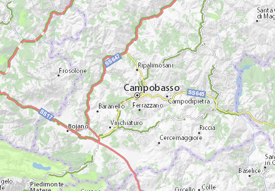 Campobasso Map