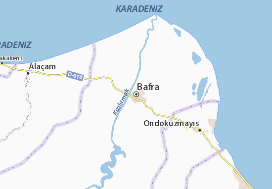 Bafra Map