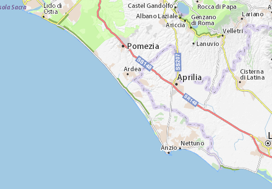 Tor San Lorenzo Map