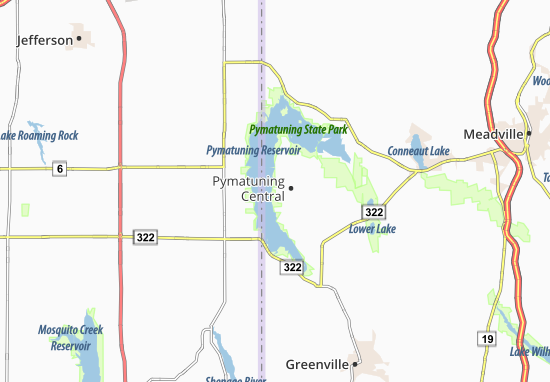 Pymatuning Central Map