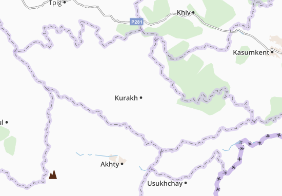 Mapa Kurakh
