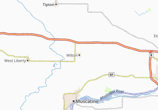 Mapa Wilton