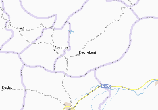 Karte Stadtplan Devrekani