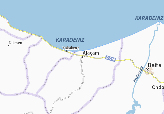 Mapa Alaçam
