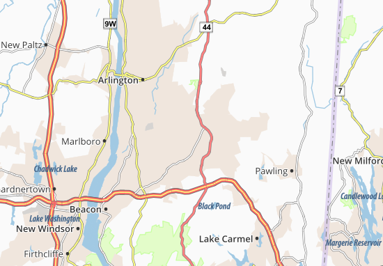 Hillside Lake Map