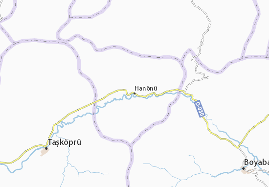 Hanönü Map