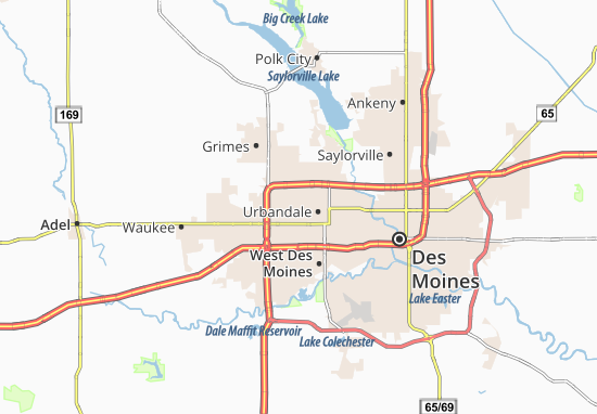 Urbandale Map