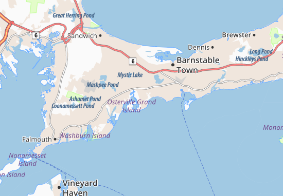 Mapa Osterville