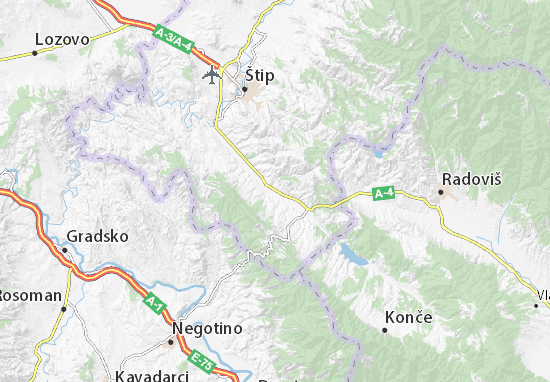 Karte Stadtplan Lakavica