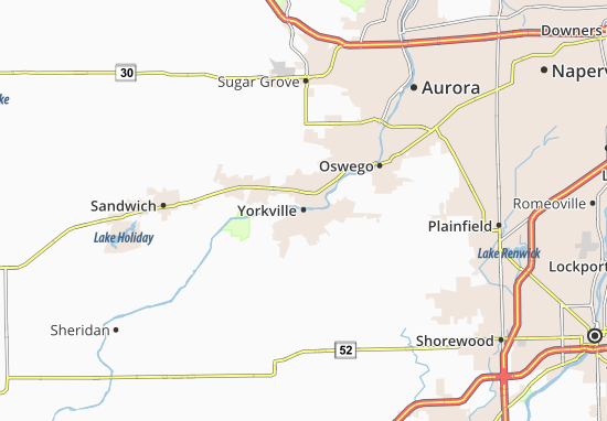 Kaart Plattegrond Yorkville