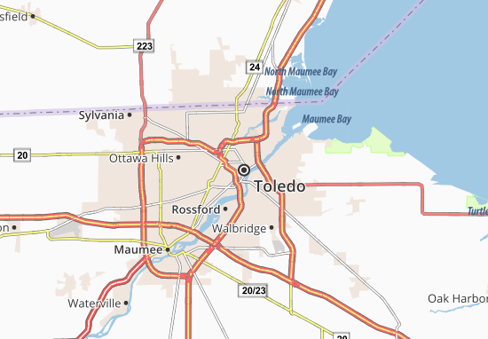 Kaart Plattegrond Toledo