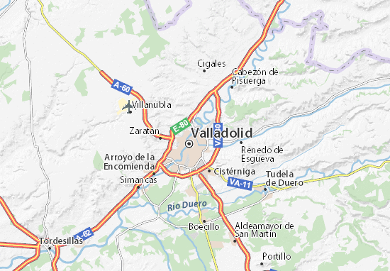 Valladolid carte