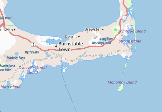 Karte Stadtplan South Yarmouth