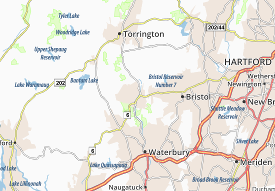 Karte Stadtplan Thomaston