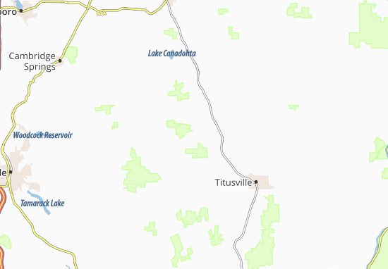 Mapa Clappville