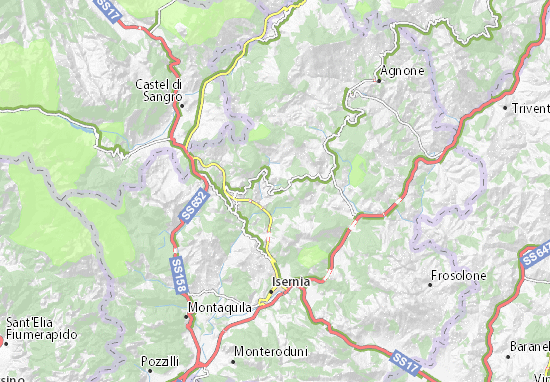Roccasicura Map