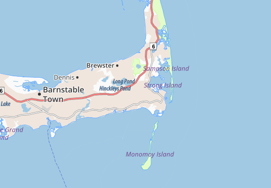 Mapa East Harwich