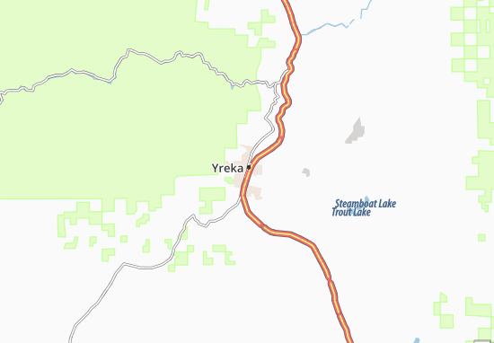 Yreka Map