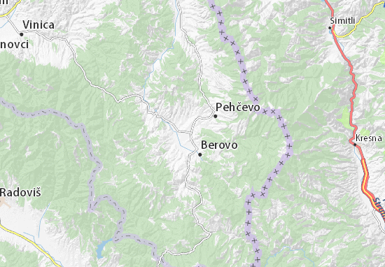 Kaart Plattegrond Smojmirovo