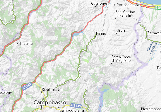 Casacalenda Map