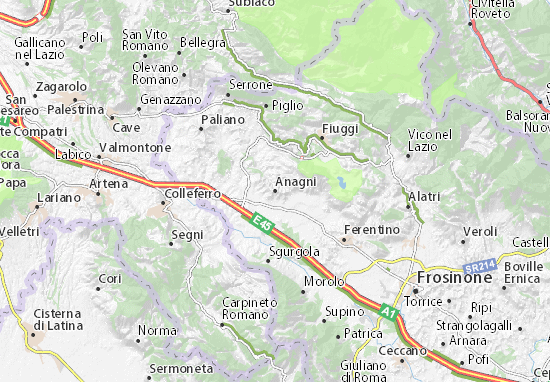 Anagni Map
