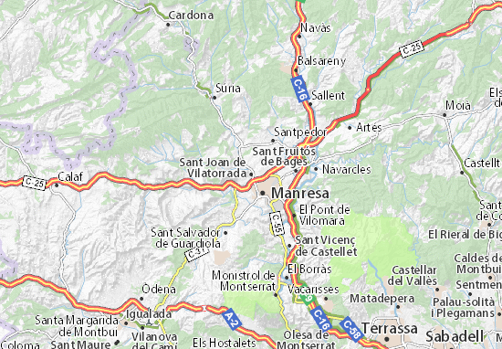 Sant Joan de Vilatorrada Map