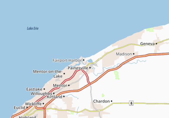 Fairport Harbor Map