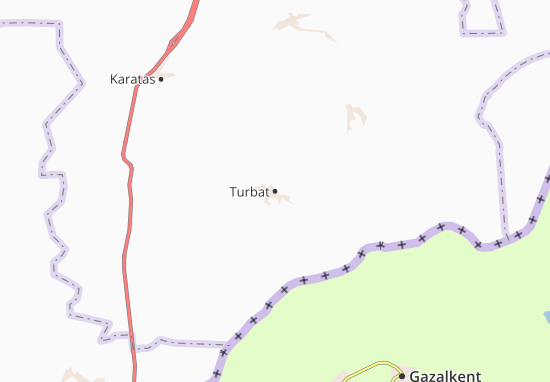 Kaart Plattegrond Turbat