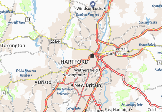 West Hartford Map