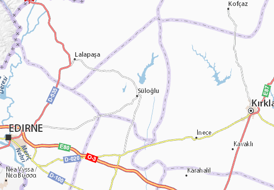 Karte Stadtplan Süloğlu