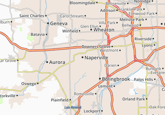 Mapas-Planos Naperville