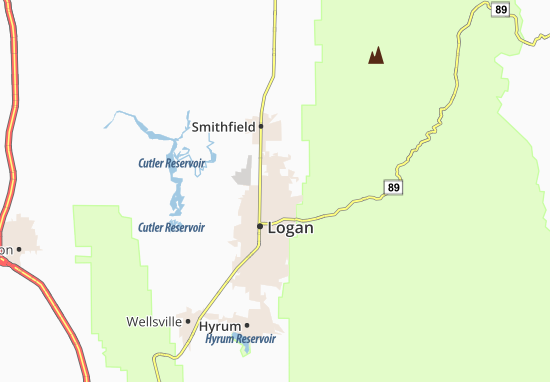 Kaart Plattegrond North Logan