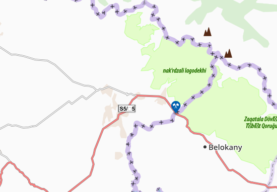 Karte Stadtplan Ganatleba