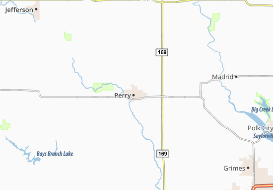Kaart Plattegrond Perry
